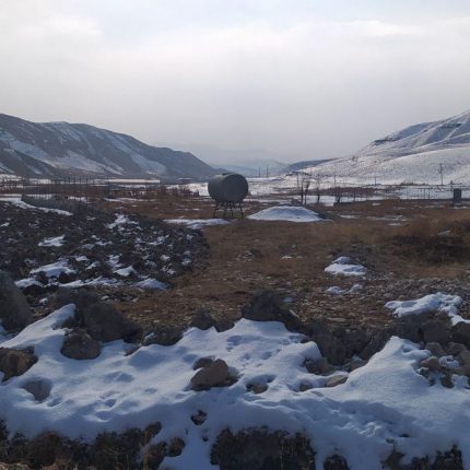 زمین باسند در روستای فیروزکوه